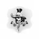 doc Holliday I'm your huckleberry with guns tattoo design idea
