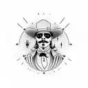 doc Holliday I'm your huckleberry with guns tattoo design idea