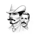 doc Holliday I'm your huckleberry  tattoo design idea