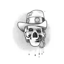 doc Holliday I'm your huckleberry  tattoo design idea