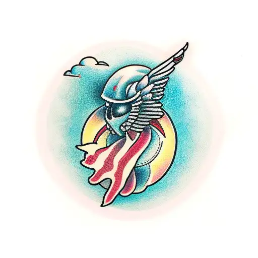 in utero tattoo design idea