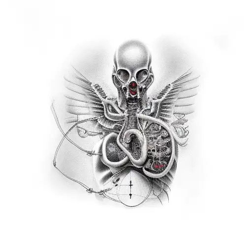 in utero tattoo design idea