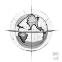 greek god atlas holding globe tattoo design idea