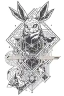 Eevee and Evolutions tattoo design idea