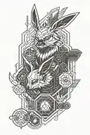 Eevee and Evolutions tattoo design idea