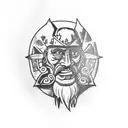 Lapu Lapu dragging Magellan like Achillies did to Hector tattoo design idea