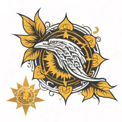 positive energy rising in frequency tattoo design idea