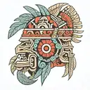 Aztec band tattoo design idea