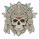 Aztec band tattoo design idea