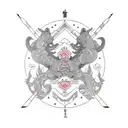 Sagittarius tattoo design idea