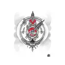 Sagittarius tattoo design idea