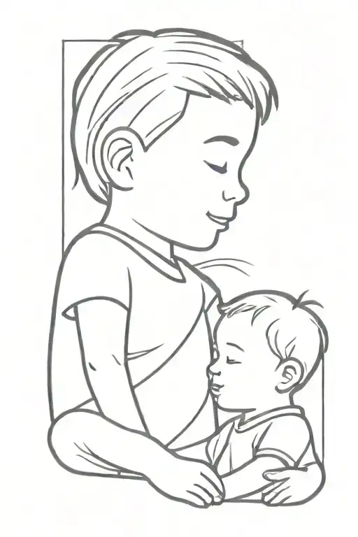 stamp tattoo with memory of dad and son moment Has tattoo design idea