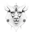 Baldwin IV lamb lion cross nails  tattoo design idea