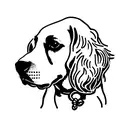cocker spaniel tattoo design idea