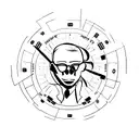 hacking, formula 1, time, grass roots tattoo design idea