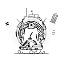 hacking, formula 1, time, grass roots tattoo design idea