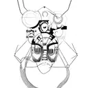 hacking, formula 1, time tattoo design idea