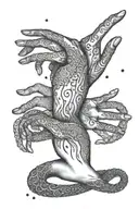 two hands, infinity, "everyday" tattoo design idea