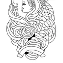 Father daughter wife tattoo design idea