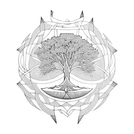 Tree of Life for the arma tattoo design idea