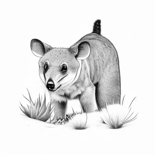 Australian wilderness tattoo design idea