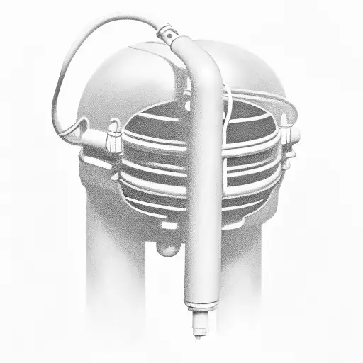 home oxygen tank tattoo design idea