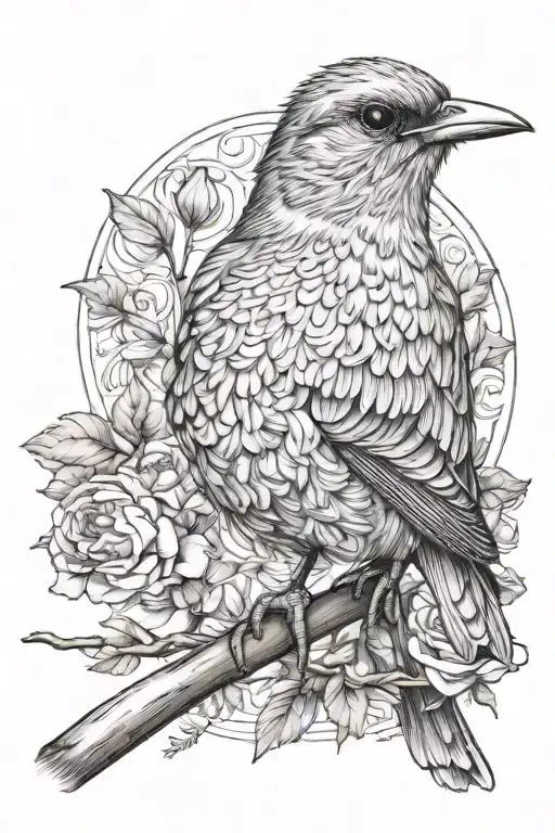 bird for collarbone men tattoo design idea