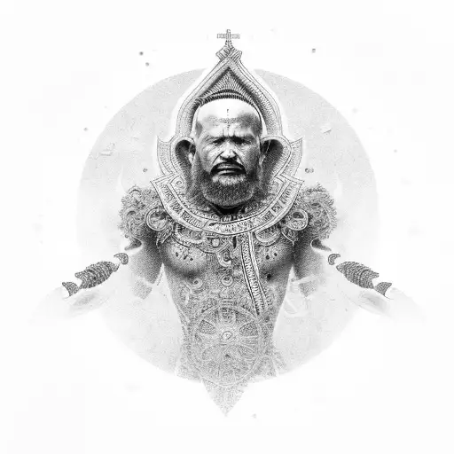 prayer mala scholar healer tattoo design idea