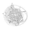 thoth and the moon tattoo design idea