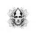 Only god can judge me tattoo design idea