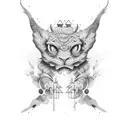 Only god can judge me tattoo design idea