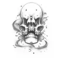 Laughing Coffin tattoo design idea