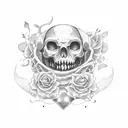 Laughing Coffin tattoo design idea
