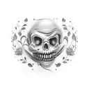 Laughing Coffin tattoo design idea