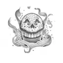 Laughing Coffin tattoo design idea