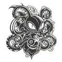 Chandelure Pokemon character tattoo design idea