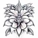 Lavender tattoo design idea