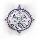 Lavender tattoo design idea
