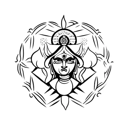 goddess Kali tattoo design idea