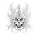 deusa kali tattoo design idea