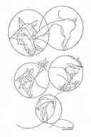 two sons tattoo design idea