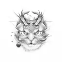 rare in Chinese words tattoo design idea