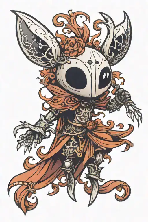 hollow knight tattoo design idea