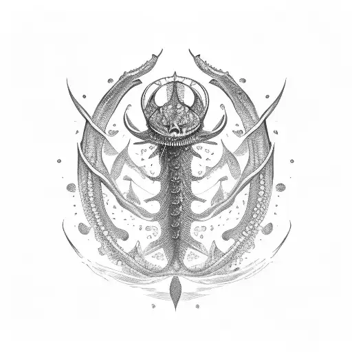 leviathan tattoo design idea