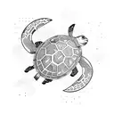 Tech Turtle tattoo design idea