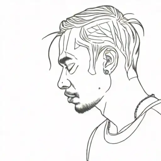 Travis Scott tattoo design idea