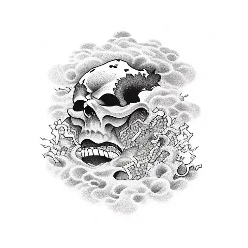 Hades punished him for cheating death twice by forcing him to roll an immense boulder up a hill only for it to roll back tattoo design idea