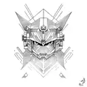 gundam  tattoo design idea
