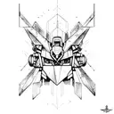 gundam  tattoo design idea