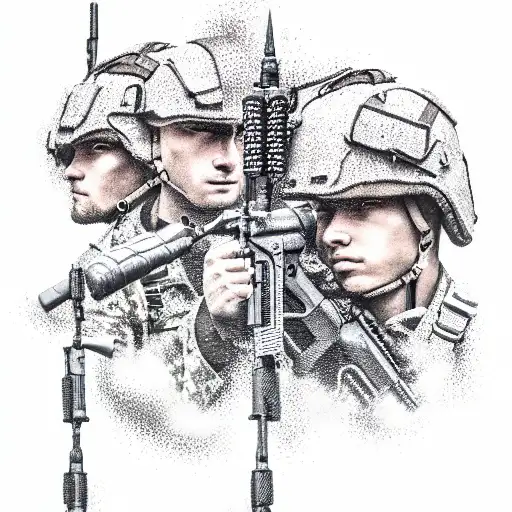 Володарского Private Military Company tattoo design idea